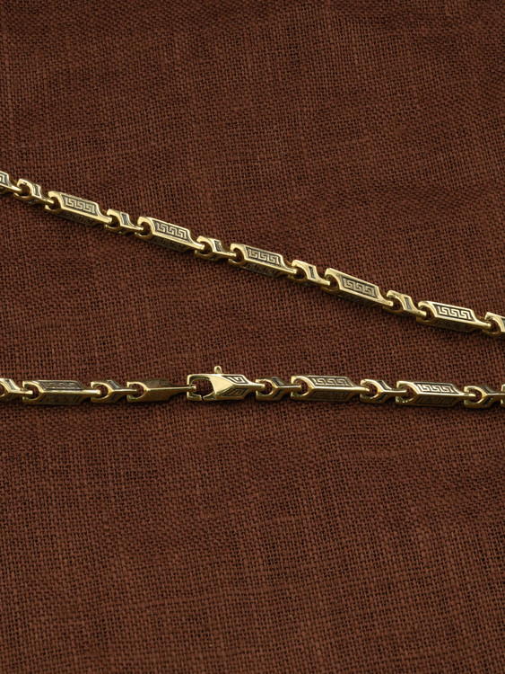 Цепь из лимонного золота 585 пробы