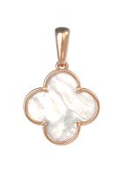 Подвеска из золота c перламутром