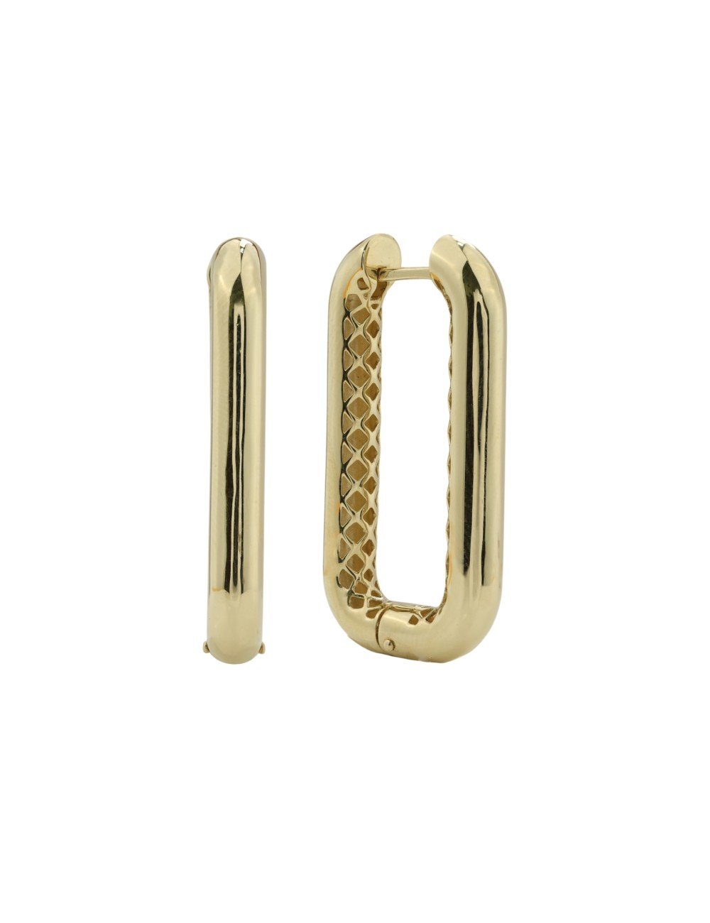 Серьги из лимонного золота