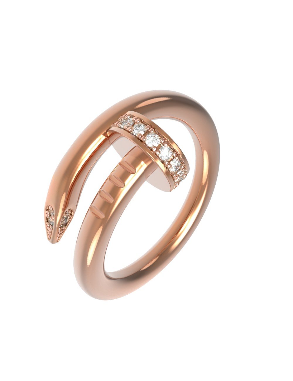 Кольцо из золота c бриллиантами