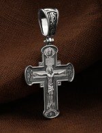 Крест из белого золота