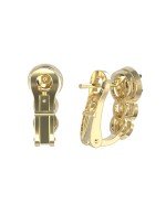 Серьги из лимонного золота c бриллиантами