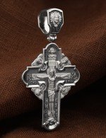 Крест из белого золота