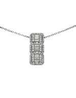 Колье из белого золота c бриллиантами