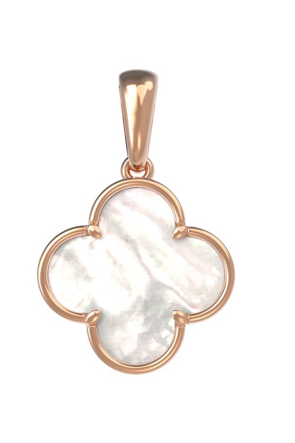 Подвеска из золота c перламутром