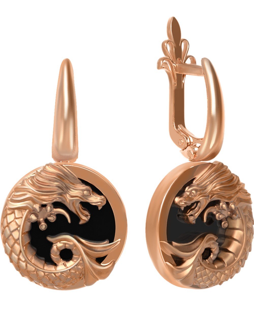 Серьги из золота 585 пробы