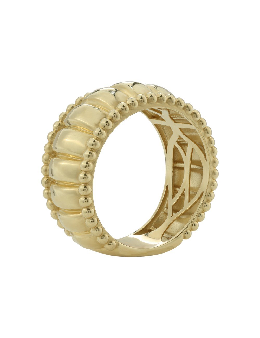 Кольцо из лимонного золота