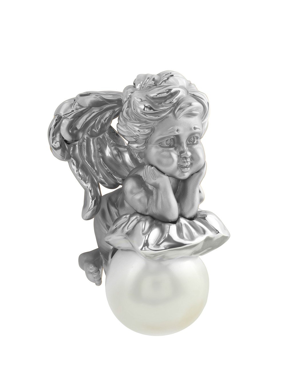 Подвеска из белого золота c жемчугом