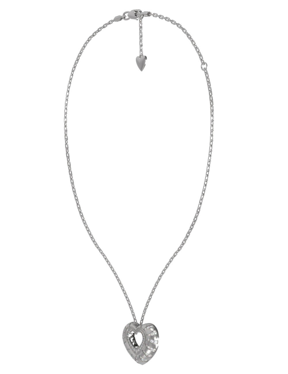 Колье из белого золота c бриллиантами