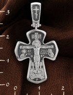 Крест из белого золота