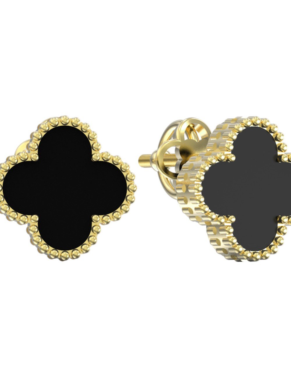 Серьги из лимонного золота