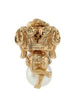 Подвеска из золота c жемчугом