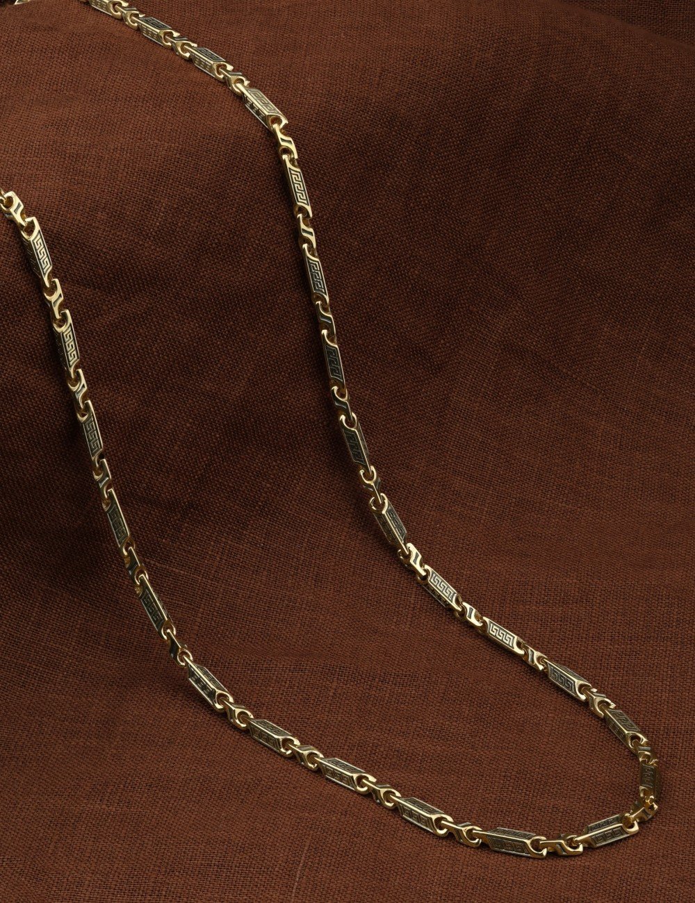 Цепь из лимонного золота