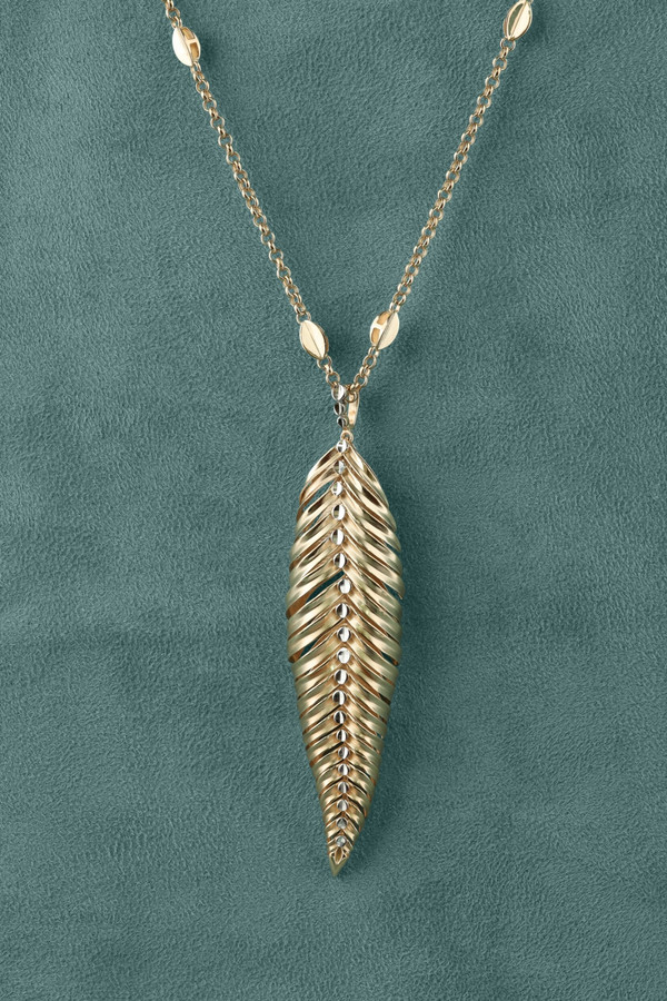 Колье из красного золота 585 пробы