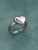 Кольцо из белого золота