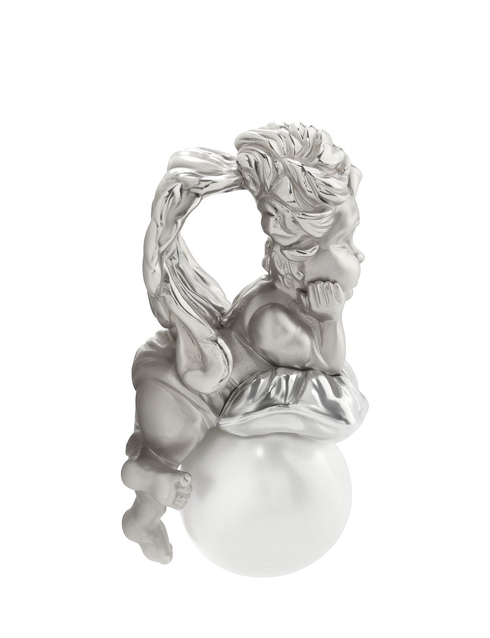 Подвеска из белого золота c жемчугом