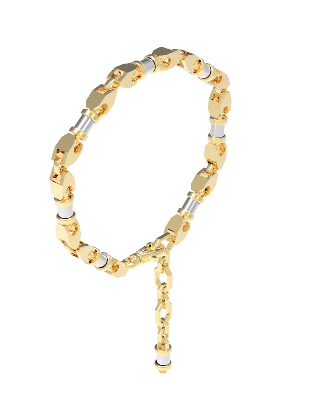 Браслет из лимонного золота