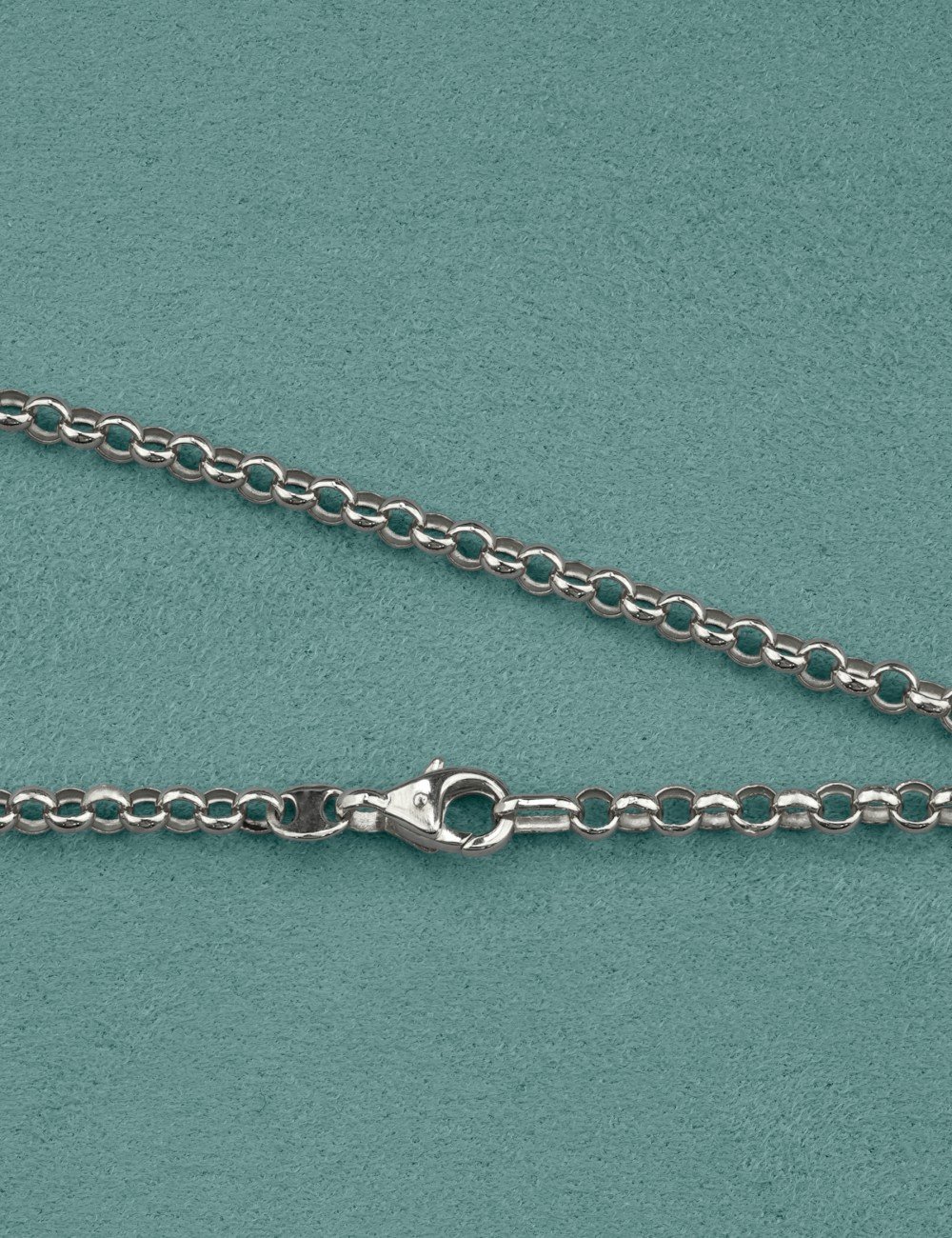 Цепь из белого золота