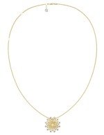 Колье из лимонного золота c бриллиантами