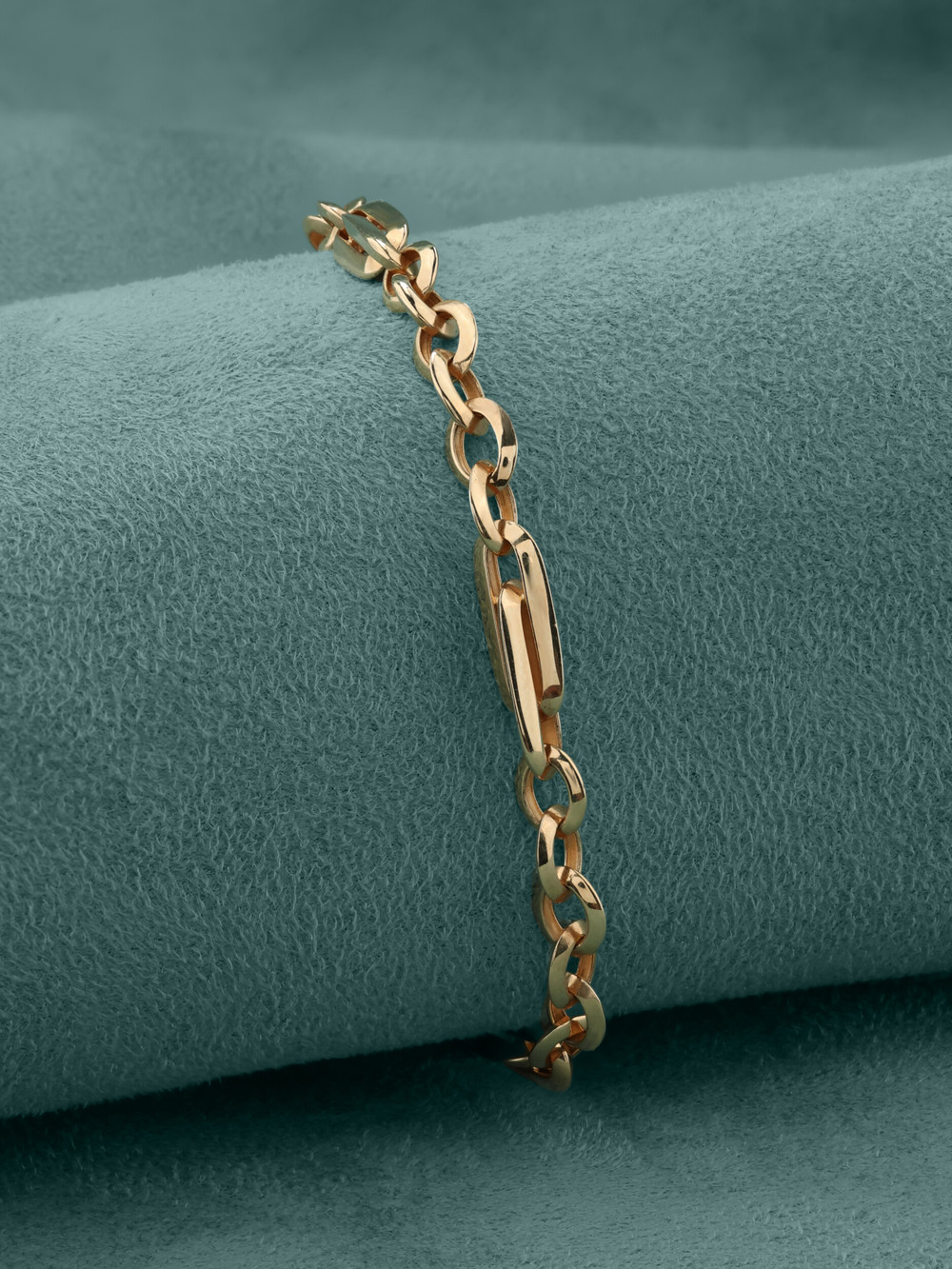 Браслет из красного золота 585 пробы