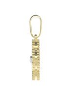 Подвеска из лимонного золота c бриллиантами и малахитом