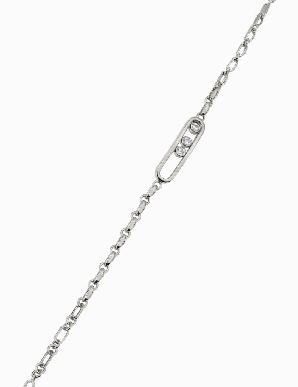 Браслет из белого золота c бриллиантами