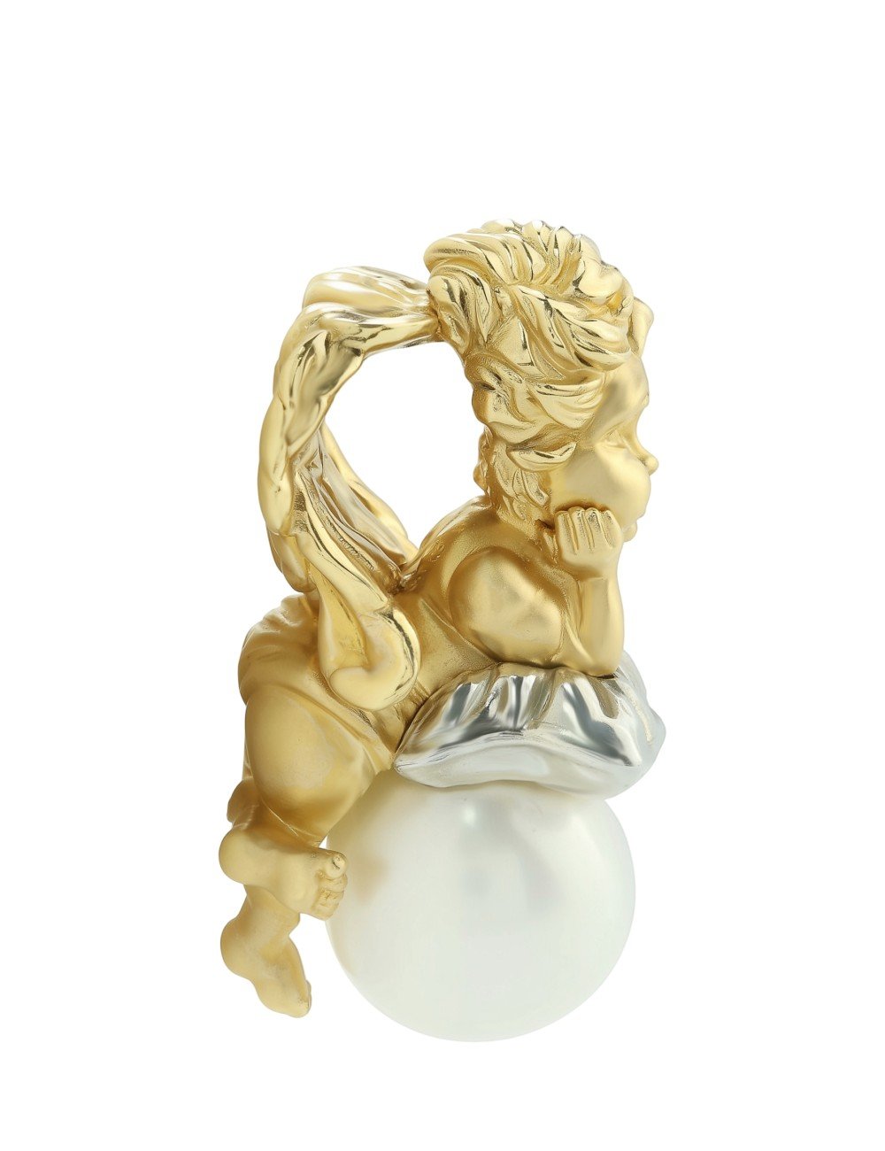 Подвеска из лимонного золота c жемчугом