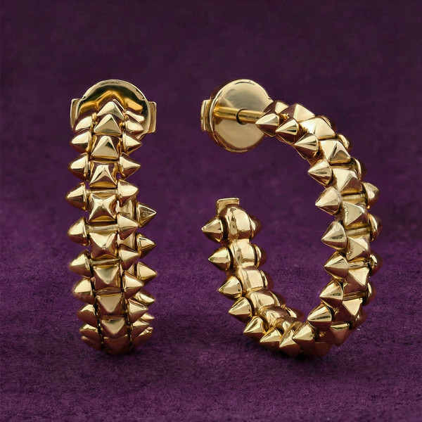 Серьги из лимонного золота 585 пробы