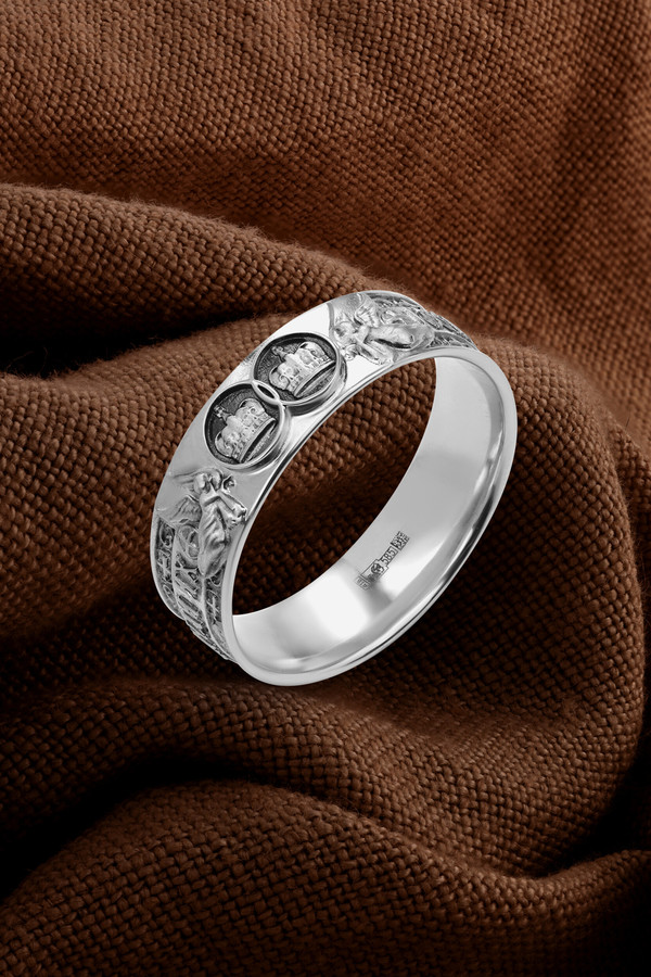 Кольцо из белого золота 585 пробы