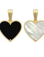 Подвеска из лимонного золота