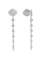 Серьги из белого золота c бриллиантами