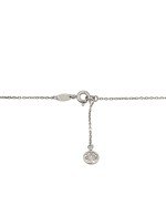 Колье из белого золота c бриллиантами и лазуритом