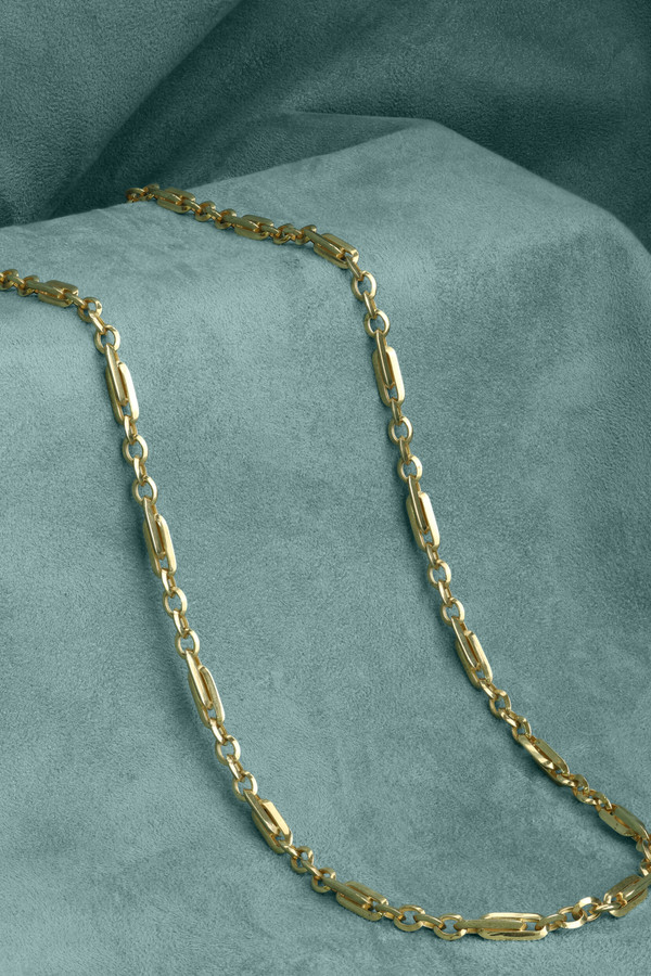 Цепь из лимонного золота 585 пробы