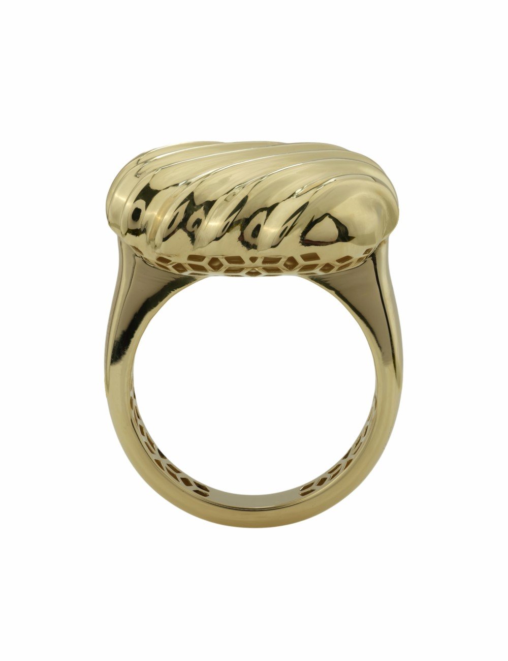 Кольцо из лимонного золота