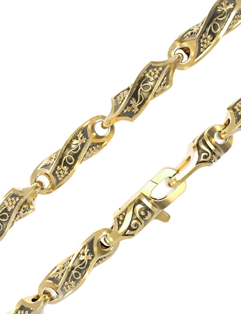 Браслет из лимонного золота