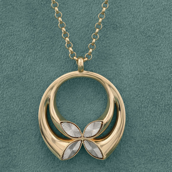 Колье из красного золота 585 пробы