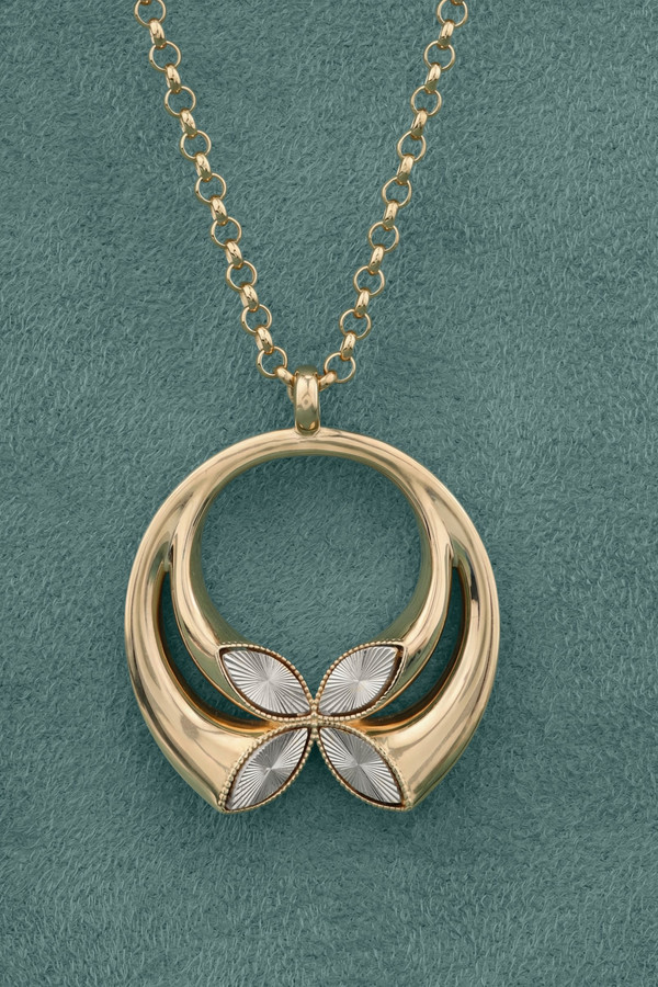 Колье из красного золота 585 пробы