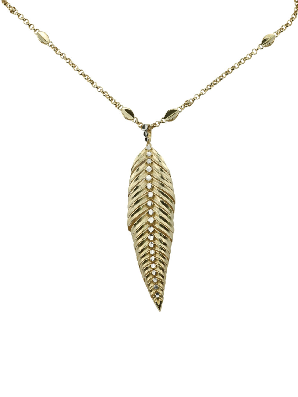 Колье из лимонного золота 585 пробы