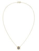 Колье из лимонного золота c лазуритом