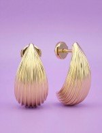 Серьги из лимонного золота 585 пробы