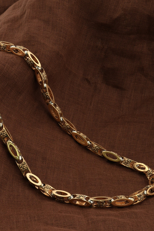 Цепь из красного золота 585 пробы