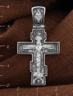 Крест из белого золота