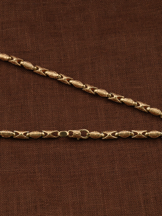 Цепь из красного золота 585 пробы