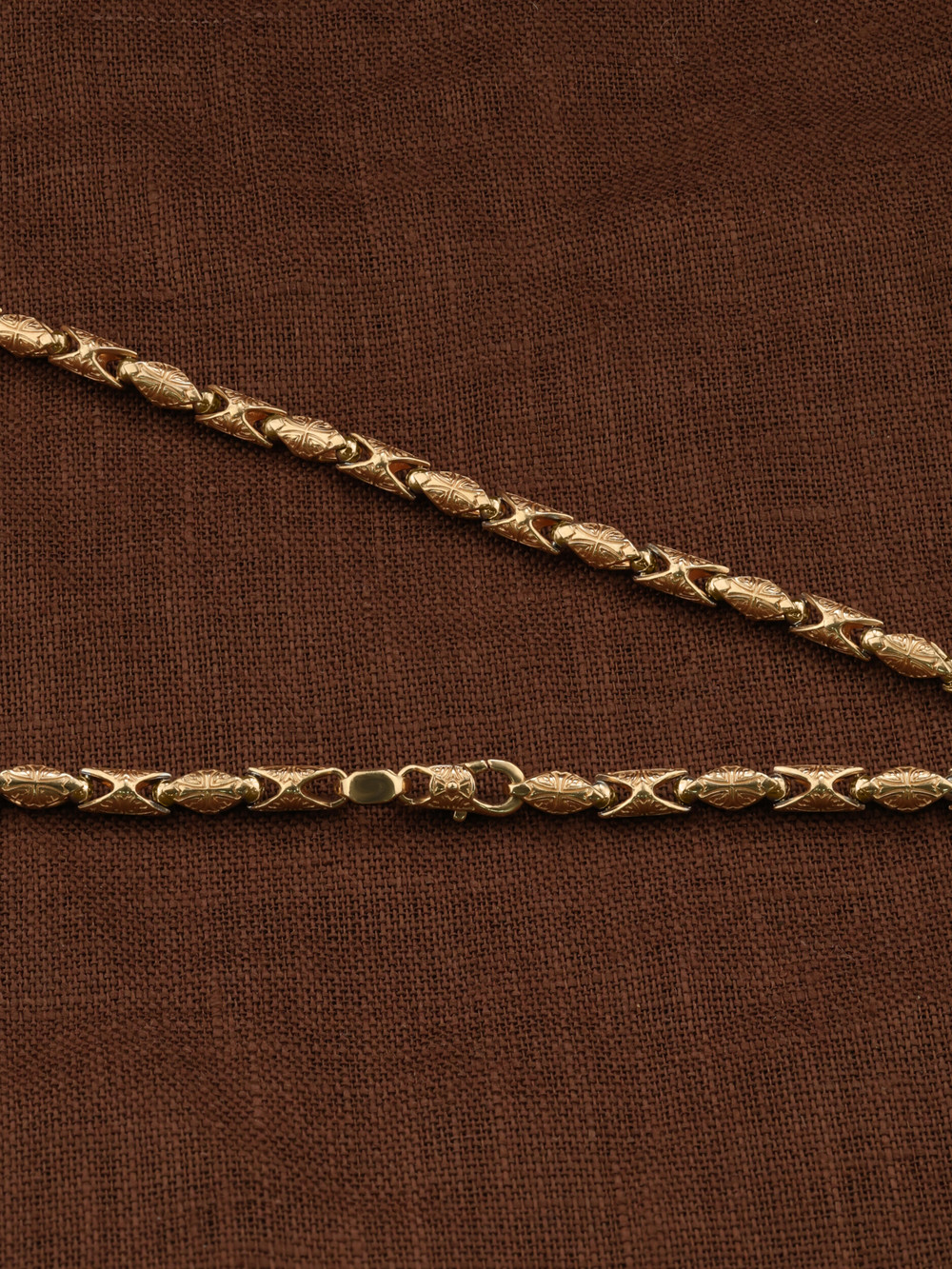 Цепь из красного золота 585 пробы