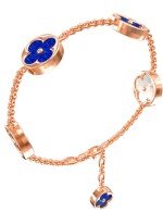 Браслет из золота c лазуритом и перламутром