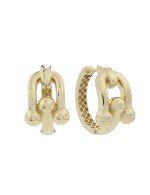 Серьги из лимонного золота