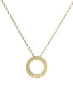 Колье из лимонного золота c бриллиантами