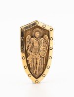 Образок из золота c деревом груши