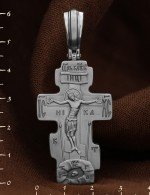 Крест из белого золота
