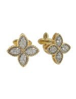 Серьги из лимонного золота c бриллиантами